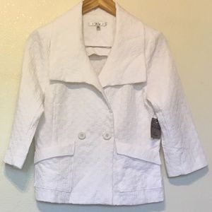 White CAbi 212 Club Blazer-NWT